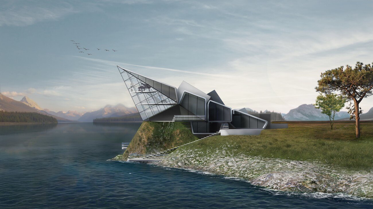 Дом для приемов и переговоров «Оригами»