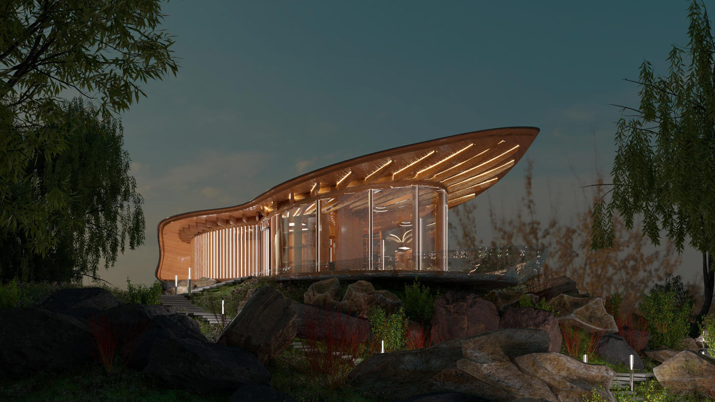 Дом небольшой на острове