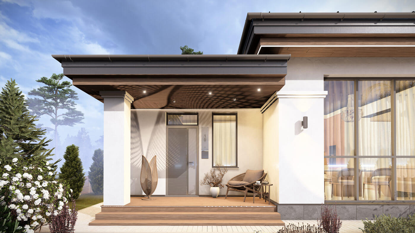 Одноэтажный дом