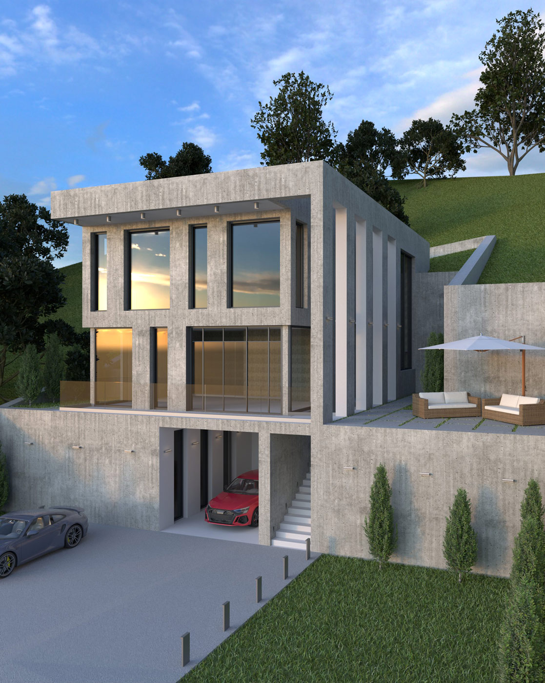 Проект индивидуального жилого дома Villa Сliff |утес|