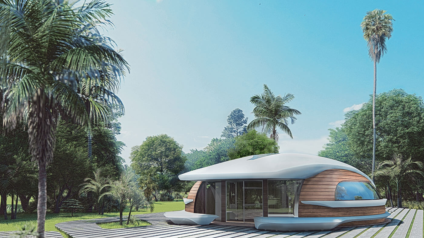 Wood Luxury House 90
