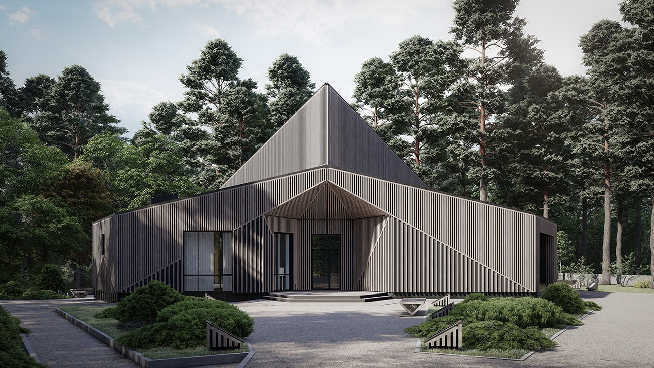 Проект дома Фрактал