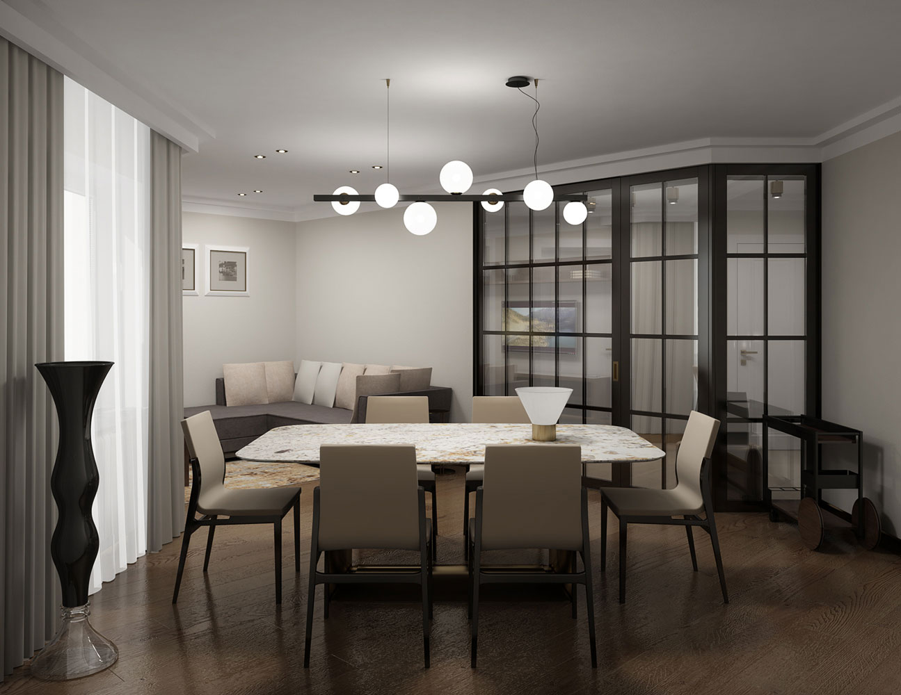 Квартира в Москве, 127,04 м²