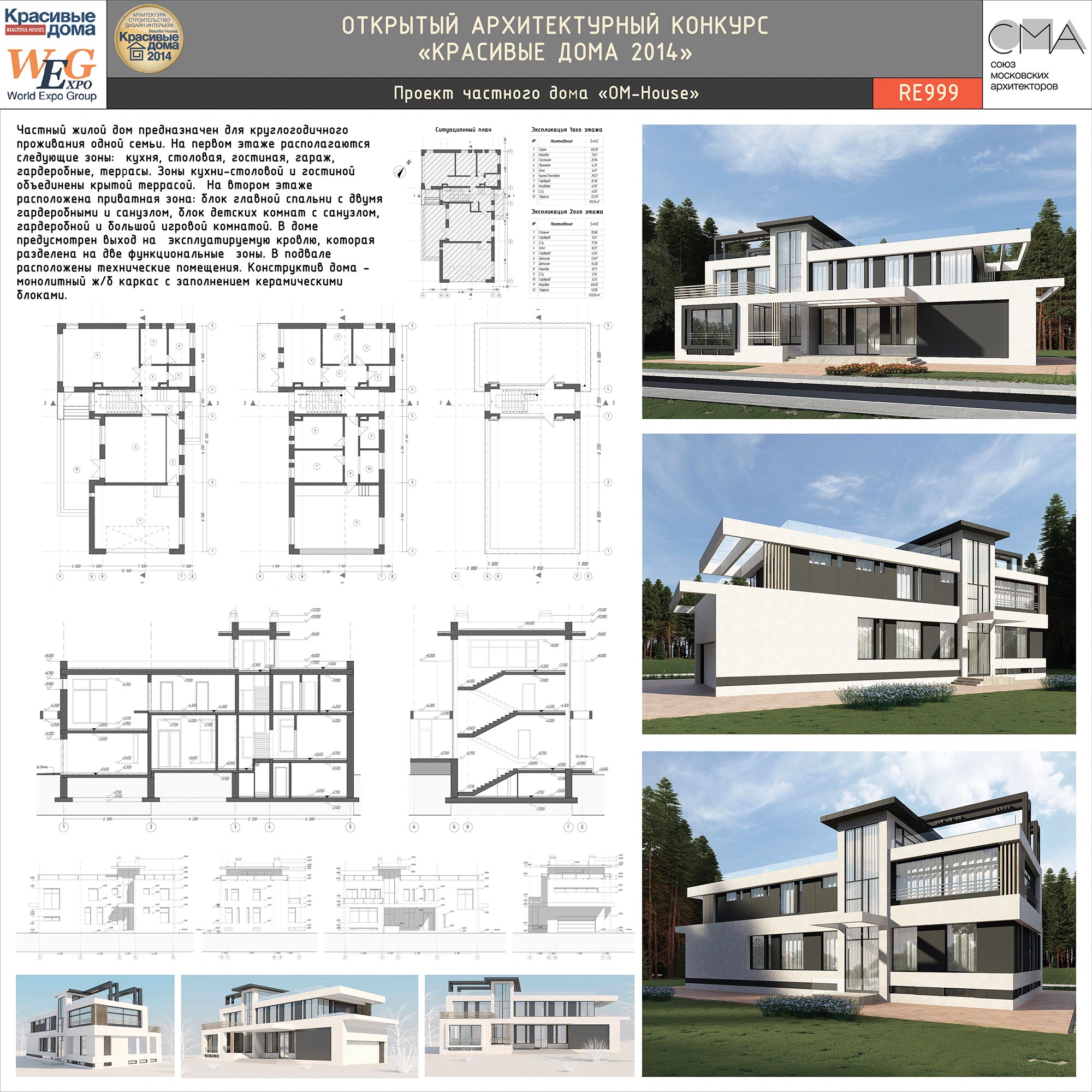 Проект частного дома OM House